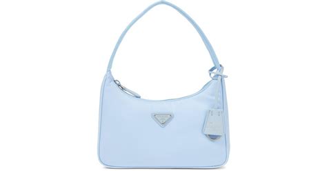 prada tasche blau wildleder|Blau Schultertasche: Re.